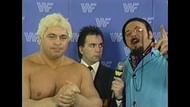 Seen here with Dino Bravo, Frenchy Martin knew how tough Haku was